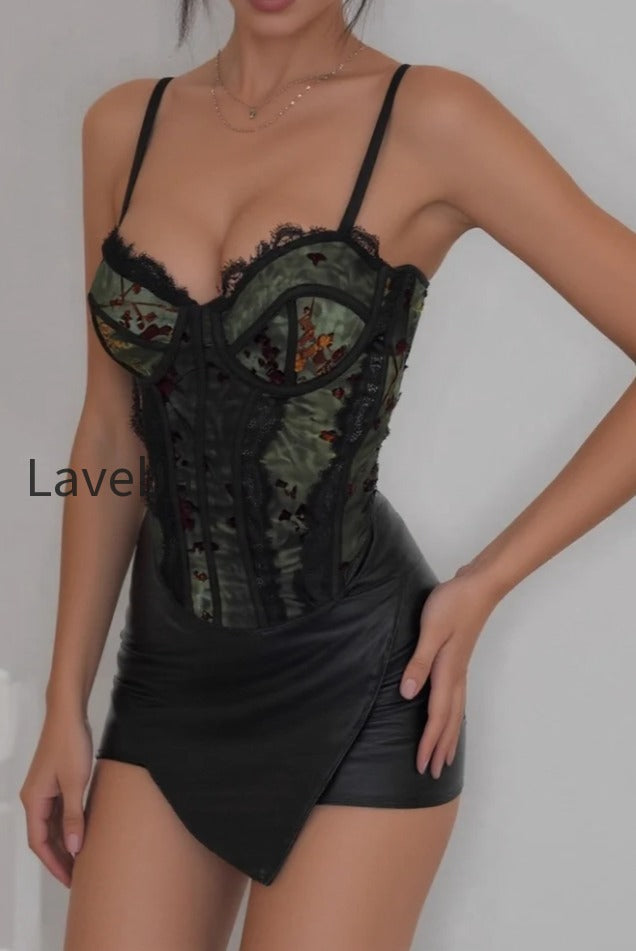 sexy-mesh-print-lace-insert-underwire-corset-cami-top