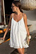 v-neck-loose-a-line-vacation-mini-dress